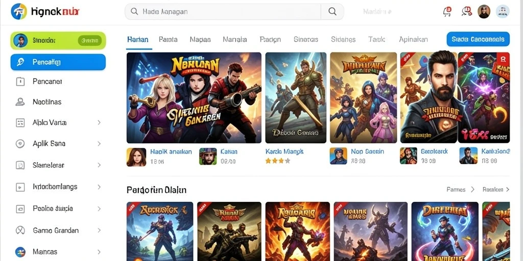 Fitur komunitas untuk berinteraksi dengan pemain lain.